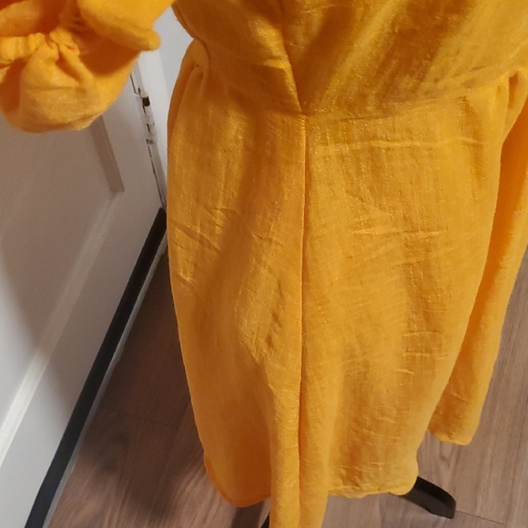 Moulinette Soeurs Vibrant Yellowosh Orange Mini Dress - Picture 8 of 12